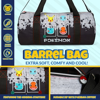 Foto 4 | Foto 4 | Bolsa De Gimnasio Con Diseño De Pokémon Pikachu Para Niños, Bolsa De Lona Grande - Venta Internacional.