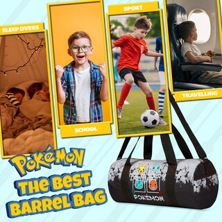 Foto 5 | Foto 5 | Bolsa De Gimnasio Con Diseño De Pokémon Pikachu Para Niños, Bolsa De Lona Grande - Venta Internacional.