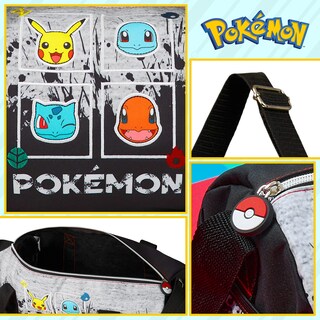 Foto 6 | Foto 6 | Bolsa De Gimnasio Con Diseño De Pokémon Pikachu Para Niños, Bolsa De Lona Grande - Venta Internacional.