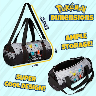 Foto 7 | Foto 7 | Bolsa De Gimnasio Con Diseño De Pokémon Pikachu Para Niños, Bolsa De Lona Grande - Venta Internacional.
