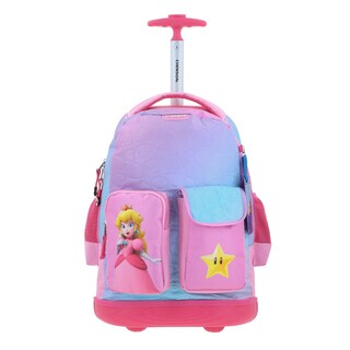 Foto 1 | Foto 1 | Mochila Grande Con Ruedas Y Luces Led Chenson Mario Bros Peach Mb70433-p Kiut