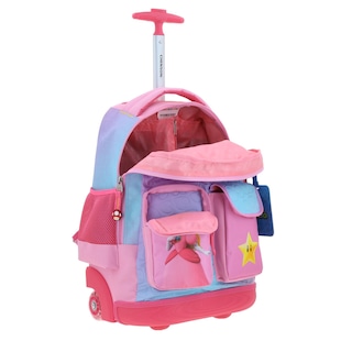Foto 4 | Foto 4 | Mochila Grande Con Ruedas Y Luces Led Chenson Mario Bros Peach Mb70433-p Kiut