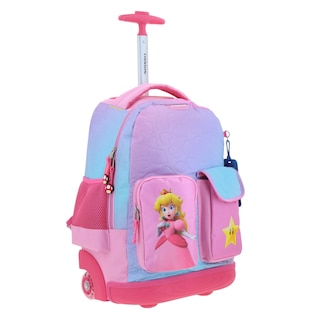 Foto 7 | Foto 7 | Mochila Grande Con Ruedas Y Luces Led Chenson Mario Bros Peach Mb70433-p Kiut