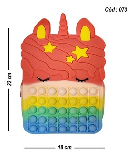 Foto 2 | Foto 2 | Bolsa Antiestrés Pop It para Niños 073 con 22 x 18 cm - Venta Internacional