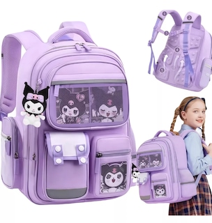 Foto 1 | Foto 1 | Mochila Escolar Para Niñas Violeta Moda