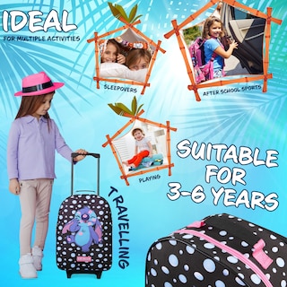 Foto 5 | Foto 5 | Bolsa Plegable Tipo Trolley Suitcase Disney De 47 X 30 Cm Con 2 Ruedas - Venta Internacional.