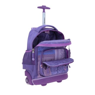 Foto 7 | Foto 7 | Mochila Grande De Ruedas Con Luz Led Happy Girl Cowli Hg70256-u