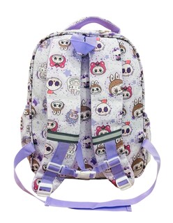 Foto 2 | Foto 2 | Mochila Escolar Color Lila De Labubu Práctica Y Espaciosa