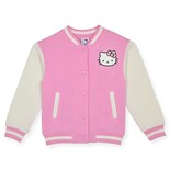 Chaqueta Hello Kitty Para Niñas Varsity Letterman Bomber Bonbon Pink - Venta Internacional.