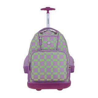 Foto 1 | Foto 1 | Mochila Morado Con Ruedas Diseño Floral Chenson Happy Girl Tare