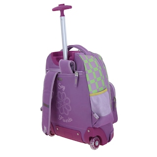 Foto 5 | Foto 5 | Mochila Morado Con Ruedas Diseño Floral Chenson Happy Girl Tare
