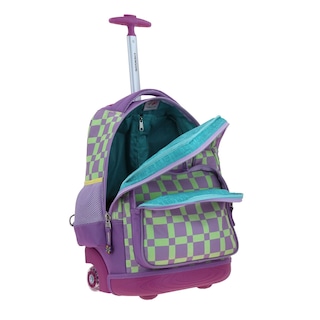 Foto 7 | Foto 7 | Mochila Morado Con Ruedas Diseño Floral Chenson Happy Girl Tare