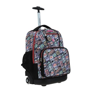 Foto 6 | Foto 6 | Mochila Con Ruedas Negra Multicolor Chenson Happy Girl Mixco