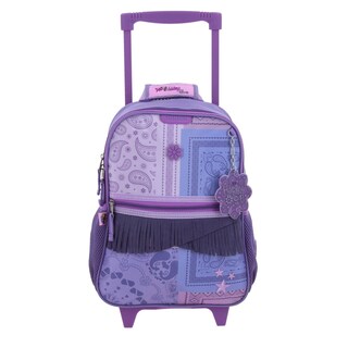 Foto 1 | Foto 1 | Mochila Morada Con Ruedas Y Tiras Colgantes Happy Girl Cowli