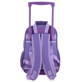 Foto 4 | Foto 4 | Mochila Morada Con Ruedas Y Tiras Colgantes Happy Girl Cowli