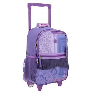 Foto 6 | Foto 6 | Mochila Morada Con Ruedas Y Tiras Colgantes Happy Girl Cowli