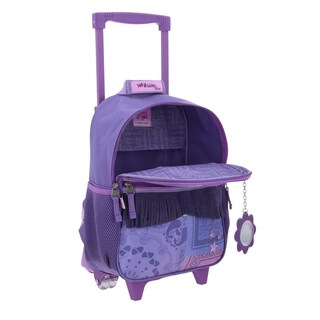 Foto 7 | Foto 7 | Mochila Morada Con Ruedas Y Tiras Colgantes Happy Girl Cowli
