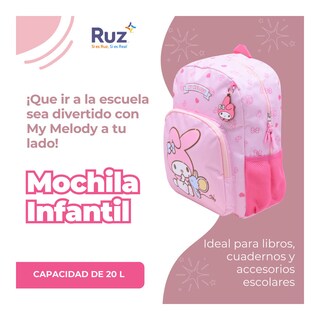 Foto 4 | Foto 4 | Mochila Primaria Infantil Sanrio My Melody 20 L