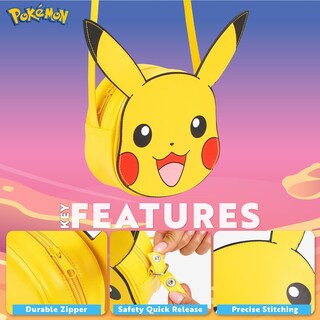 Foto 3 | Foto 3 | Bandolera Pokémon Pikachu 3d Para Niñas, Producto Oficial - Venta Internacional.