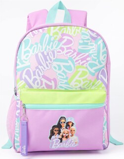 Foto 3 | Foto 3 | Set De Mochila Para Niñas Barbie Con Mochila Escolar, Estuche Para Lápices Y Bolsa De Almuerzo - Venta Internacional.