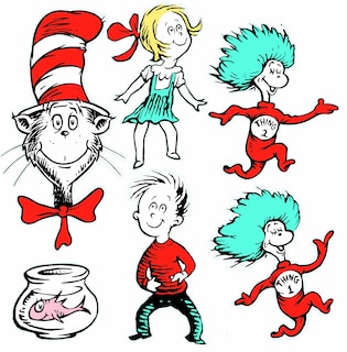 Foto 1 | Foto 1 | Decoraciones Para El Aula, El Gato En El Sombrero, De Eureka Dr. Seuss, 6 Unidades - Venta Internacional.