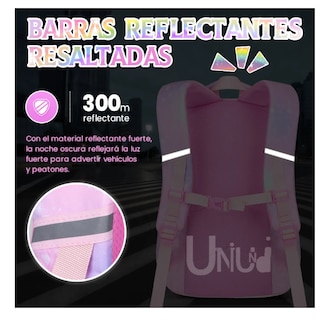Foto 6 | Foto 6 | Mochila Escolar Kawaii Para Niñas De Primaria Segundaria Gran Capacidad Con Apertura 180grados