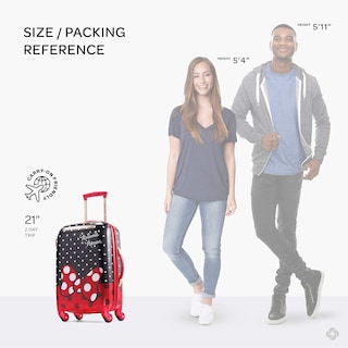 Foto 2 | Foto 2 | Equipaje American Tourister Disney Hardside Minnie Mouse De 21 Pulgadas - Venta Internacional.