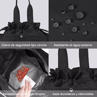 Foto 3 | Foto 3 | Lonchera Bolsa Térmica Eo Safe Imports ESI-17842 Negro
