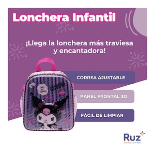 Foto 3 | Foto 3 | Lonchera Infantil Sanrio Kuromi 4 L
