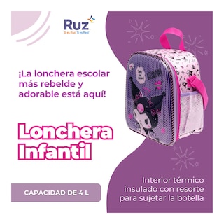 Foto 4 | Foto 4 | Lonchera Infantil Sanrio Kuromi 4 L