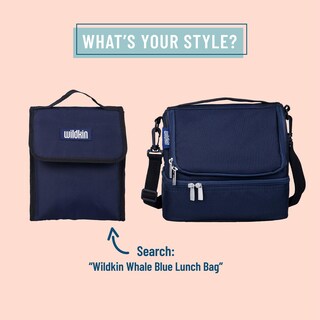 Foto 5 | Foto 5 | Bolsa De Almuerzo Wildkin Con Aislamiento De Dos Compartimentos Para Niños, Color Azul - Venta Internacional.