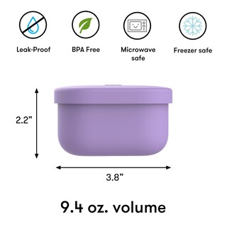 Foto 5 | Foto 5 | Recipientes Para Aperitivos Omiebox De Silicona A Prueba De Fugas, 280 Ml, Sin Bpa - Venta Internacional.