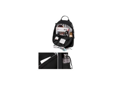 Foto 3 | Foto 3 | Mochila Antirrobo para Mujer Malubero color Negro Moda Casual