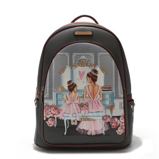 Foto 1 | Foto 1 | Mochila Nicole Lee Double Queens Fashion Backpack Multicolor con Cierre