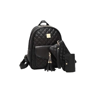 Foto 1 | Foto 1 | Mochila Malubero color Negro 3 Piezas