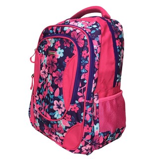 Foto 2 | Foto 2 | Mochila De Flores Golden Star Con Porta Laptop color Rosa