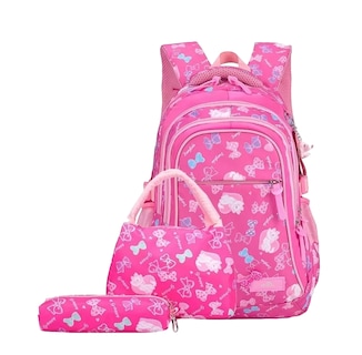 Foto 1 | Foto 1 | Mochila Escolar con Estuche y Lonchera Belug color Rosa