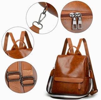 Foto 4 | Foto 4 | Mochila Impermeable Funbu color Café para Mujer