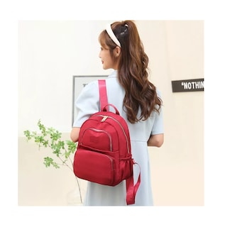 Foto 5 | Foto 5 | Mochila Belug Impermeable color Rojo para Mujer