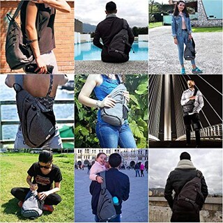 Foto 3 | Foto 3 | Venta Internacional - Mochila Sling Bag Crossbody Waterfly para Hombro Informal Cruzada Pecho o Lateral