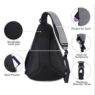 Foto 5 | Foto 5 | Venta Internacional - Mochila Sling Bag Crossbody Waterfly para Hombro Informal Cruzada Pecho o Lateral