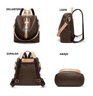 Foto 4 | Foto 4 | Kit Mochila Moda Casual para Mujer 2 Piezas color Marrón