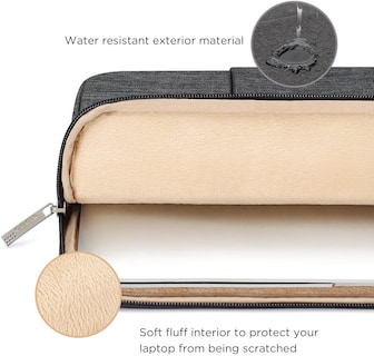 Foto 5 | Foto 5 | Venta Internacional-Funda Nidoo para Laptop 14\" Impermeable color Gris