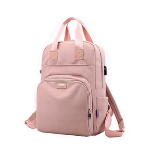 Foto 1 | Foto 1 | Mochila Para Ordenador Portátil con Usb Belug Rosa