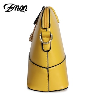 Foto 4 | Foto 4 | Venta Internacional-bolso Bandolera Zmqn De Cuero Amarillo De Moda Para Mujer