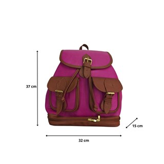 Foto 4 | Foto 4 | Mochila En Piel Genuina Color Buganvilia