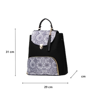 Foto 3 | Foto 3 | Mochila Yute Para Mujer Fana Ozara Color Negro Elegante