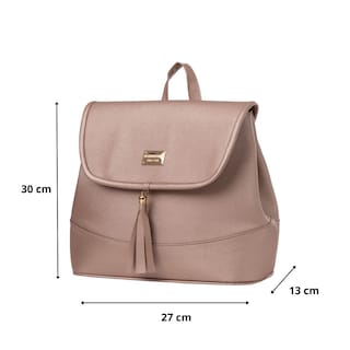 Foto 3 | Foto 3 | Mochila De Mujer Fana Nakia Color Oro Rosado Premium