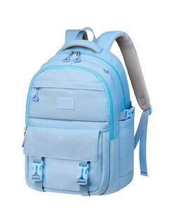 Foto 2 | Foto 2 | Mochila Escolar Petukita Box Kawaii Antirrobo Azul Cielo