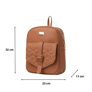 Foto 3 | Foto 3 | Mochila para Mujer Fana Nuru color Cámel Refinada
